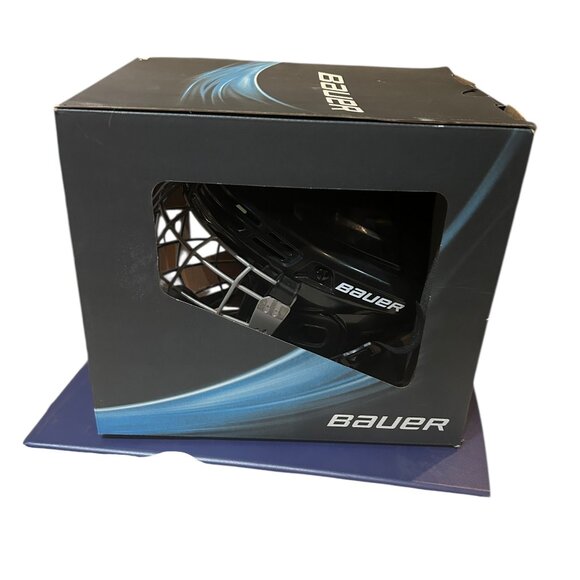 Bauer 2100 Hockey Helmet Combo CTC 1049042 Black Size M New Open Box - Picture 4 of 7